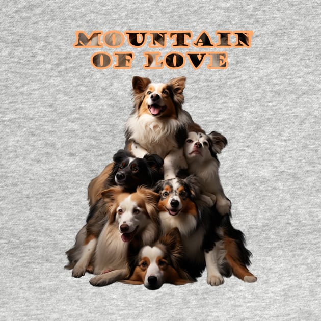 Dogs - Mountain of Love by enyeniarts